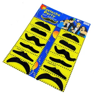 Unisex Adults Fake Beard Unique Cosplay Props Simulation Fiber Mustaches Funny - Picture 1 of 8