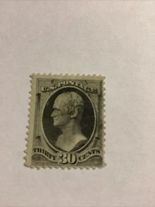 US # 165 USED { 30c GRAY BLACK HAMILTON } LIGHT CANCEL -  CV$ 140.00 - Picture 1 of 2