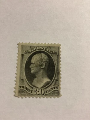 US # 165 USED { 30c GRAY BLACK HAMILTON } LIGHT CANCEL -  CV$ 140.00 - Image 1 of 2