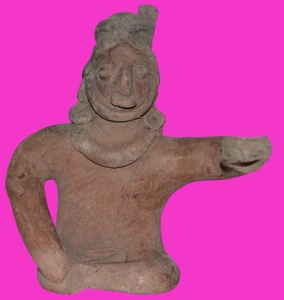Pre Columbian Authentic Artifact Jalisco Tomb Figure Mexico 300BC-200AD COA J51 - Picture 1 of 19