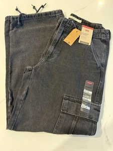 Jeans cargo LEVI'S donna '94 larghi vita media taglia 28x30 - Foto 1 di 4