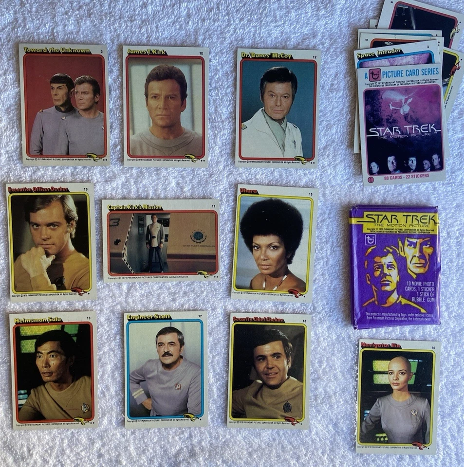 Star Trek La Película. Topps 1979. Juego completo de 88, con las 22 pegatinas Foto 1 de 4