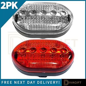 Bike Lights Super Bright Front Rear Bicycle Lights Waterproof Mountain 5 LED NEW