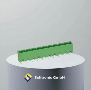 2 X 848037 Phoenix GMSTBVA 2,5/ 8-G- 7,62 BK Pluggable Terminal Block 2Pcs. - Picture 1 of 1