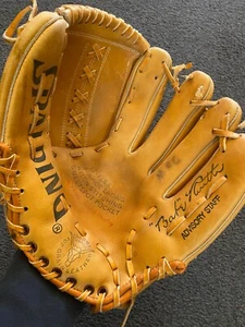Guanto da baseball vintage BABE RUTH Spalding guanto da guanto consulente staff 42 3915 RHT - Foto 1 di 9