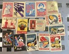 Hungary Czech vintage Lot 15 Mix  matchbox matches Labels Food Cheese