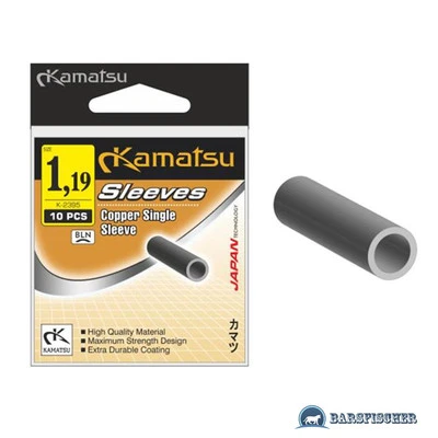 10 x KAMATSU K-2395 COPPER SINGLE SLEEVES, KLEMMHÜLSEN, QUETSCHHÜLSEN, SLEEVE
