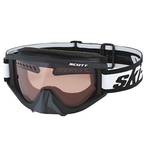 Ski-Doo by Scott New OEM Snowmobile Tinted Trail Riding Goggles Black 4486170090
