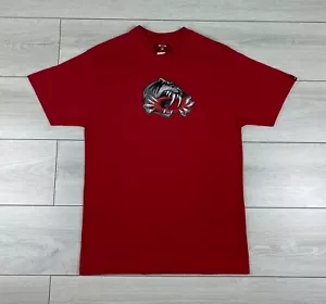 Rare Vintage 90s Oakley Tiger 3D Logo Embossed Tee T-shirt size M - Picture 1 of 15