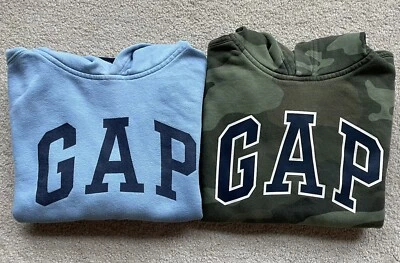 Kid Sz M, Gap Logo Pullover Hoodie Kangaroo Pocket Sweatshirt - Image 1 of 4