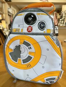 Star Wars BB-8 Dual Compartment Insulated Lunch Box. Thermos. Light Up NEW D1