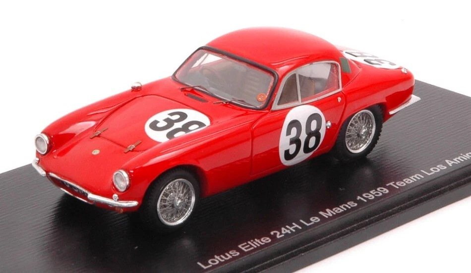 1 43 SPARK Lotus Elite Coventry Climax #38 Le Mans 1959 Vidilles Malle S8200 Mod