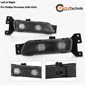 Luz antiniebla LED izquierda y derecha para Dodge Durango SRT Jeep Grand Cherokee 2018-2022 - Imagen 1 de 12