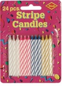 Spiral Birthday Cake Candles (24 ct) - Picture 1 of 1