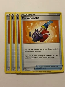 Pokemon Card Fusion Strike 4x Playset Cram-o-matic 229/264 - Picture 1 of 1