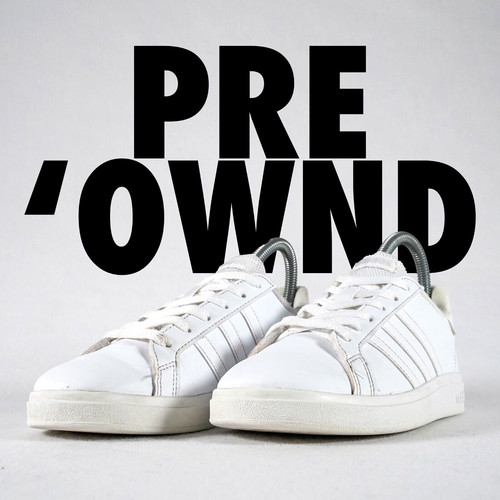 Scarpe da tennis Adidas bambino Grand Court bianche lifestyle FZ6158 taglia US 3 5