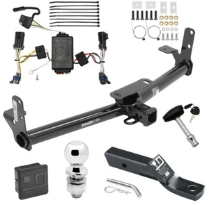 Trailer Tow Hitch For 02-07 Saturn Vue Deluxe Package w/ Wiring 2" Ball & Lock - Picture 1 of 12