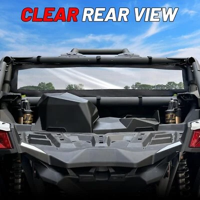 Parabrisas trasero suave ventana de ribete trasero para Can Am Maverick X3 y X3 Max 2017-2024 Foto 1 de 4
