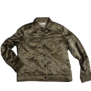 Worthington - Giacca leggera vintage in seta con stampa leopardata - Taglia M - Foto 1 di 5