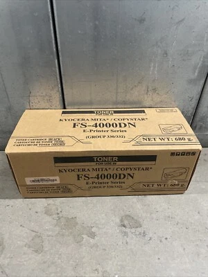 Kyocera Mita TK-332 Black Toner Cartridge for FS-4000DN - Genuine OEM Brand New - Image 1 of 3