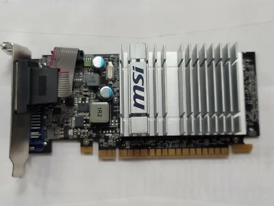 MSI NVIDIA GeForce 8400 GS (N8400GS-MD512H) 512MB DDR3 SDRAM PCI Express x16... - Image 1 of 2