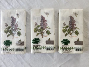 PORTMEIRION CROSCILL Buffet/Guest Towels -Lot of 3 Pkg @ 16 Made In GERMANY - Picture 1 of 6