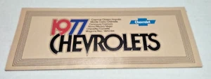 Oldtimer 1977 Chevrolet Full Line Auto Verkaufsprospekt - Bild 1 von 2