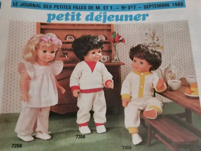 Page De Magazine Modes Et Travaux Octobre 1980 - Patron Poupée Françoise - Vintage Collector - Frais De Port Offerts
