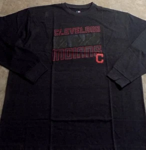 Camiseta de moda de los indios de Cleveland 2XL con logotipo estampado gris MLB - Imagen 1 de 2