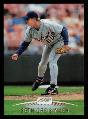 Seth Greisinger 1999 Stadium Club #282 Detroit Tigers Baseball Card - Image 1 of 2