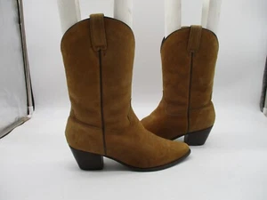 Dingo D107321 Brown Suede Western Cowboy Boots Women's Size 7.5 M - Picture 1 of 10