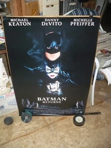 BATMAN RETURNS, original enrollado 1-sht / póster de película [Michael Keaton] - SIN FECHA - Imagen 1 de 2