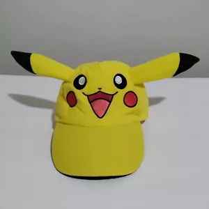 Gorra Pikachu 2020 amarilla malla elástica ajuste elástico orejas Pokémon juventud OSMF - Imagen 1 de 8