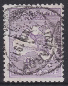 1913 9d Violet Roo / Kangaroo AUSTRALIA 1ST WMK  KINGAROY TAS CDS   REF: R946 - Picture 1 of 2
