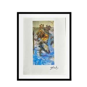 Salvador Dalí 1974 Facsimile Signed Vintage Art Print - Tuna Fishing - Picture 1 of 6