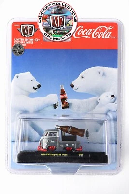 M2 Machines Coca Cola 1960 VW Single Cab Truck - Super Chase Raw (Polar Bears) - Image 1 of 2
