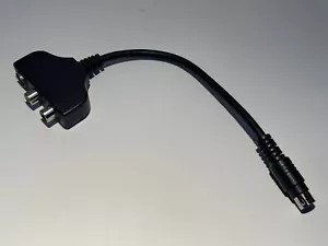 Dell S Video Composite Audio Adapter Cable 044CTV Black PC Computer Part - Picture 1 of 5
