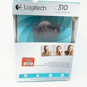 NOWOŚĆ Kamera internetowa Logitech HD C310, czarna - standardowe opakowanie - Zdjęcie 1 z 11