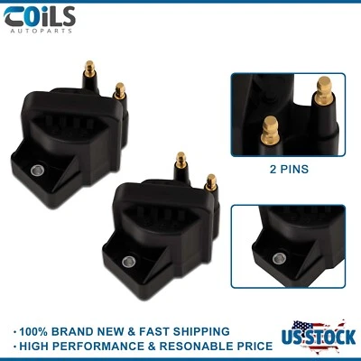 2x Ignition Coils For GMC Sonoma 2.2L 1994-2003 for Pontiac Aztek 3.4L 2001-2005 - Image 1 of 4