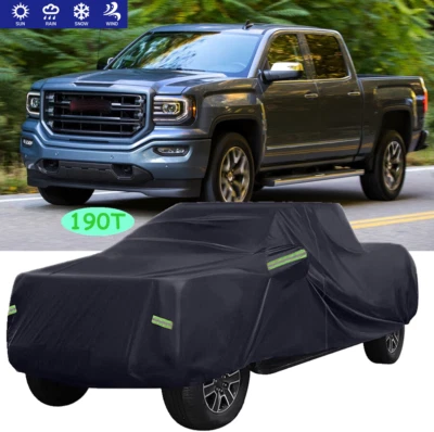 Cubierta de camioneta exterior impermeable personalizada para GMC Sierra 1500/2500 3500 cabina Foto 1 de 4
