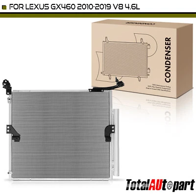 A/C Condenser w/ Receiver Drier w/ Bracket for Lexus GX460 2010 2011-19 V8 4.6L - Image 1 of 4