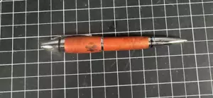 USED LAGUIOLE BALL POINT PEN WOOD LOOK NEEDS SPRING - Picture 1 of 11