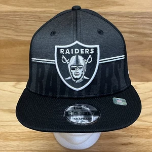 Las Vegas Raiders Hat Black New Era 9FIFTY Snapback Embroidered NFL Logo Cap - Picture 1 of 8
