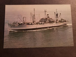 Angriff Frachtschiff USS MATHEWS AKA-96 Marine unbenutzt Postkarte - Bild 1 von 2