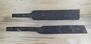 2 Pc Vintage Carpenter's Chisel Lot ~ 1.75" & 2" Blacksmith Forged Blades - Picture 1 of 9