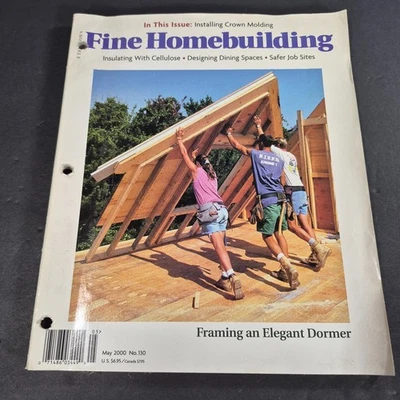 Fine Homebuilding May 2000 Insulating with Cellulose & Designing Dining Spaces  - Image 1 of 3