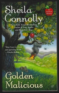 Golden Malicious Sheila Connolly 2013 Orchard Cozy Mystery #7 Paperback - Picture 1 of 1