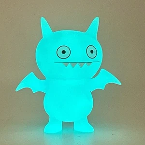 Ugly Doll Ice Bat Special Glow In The Dark Blue Mini 3” Action Figure GITD - Picture 1 of 3