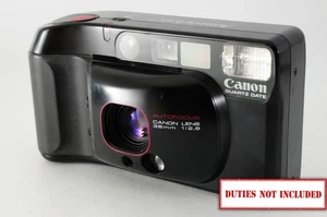 [Exc Canon Autoboy 3 QD Point & Shoot 35mm Film Camera Black From JAPAN - Picture 1 of 12