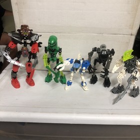 LEGO Bionicle Lot of 5 Near Complete figures For parts Or Complete